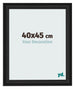 Photo Frame 40x45cm Black Woodgrain MDF Lazio Front Size | Yourdecoration.com