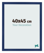 Photo Frame 40x45cm Dark Blue Swept MDF Bologna Front Size | Yourdecoration.com