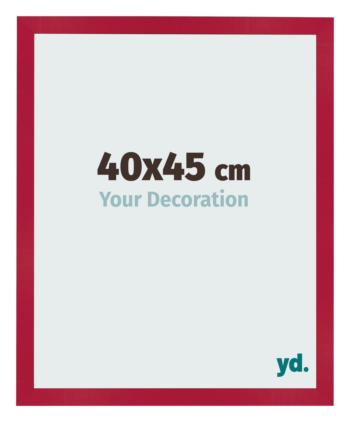 Photo Frame 40x45cm Red MDF Bologna Front Size | Yourdecoration.com