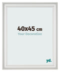 Photo Frame 40x45cm White Swept MDF Lazio Front Size | Yourdecoration.com