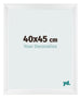 Photo Frame 40x45cm White Vintage MDF Pisa Front Size | Yourdecoration.com