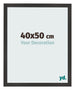Photo Frame 40x50 cm Black Matte MDF Bologna Front Size | Yourdecoration.com