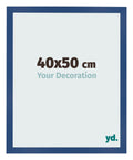 Photo Frame 40x50 cm Dark Blue MDF Bologna Front Size | Yourdecoration.com