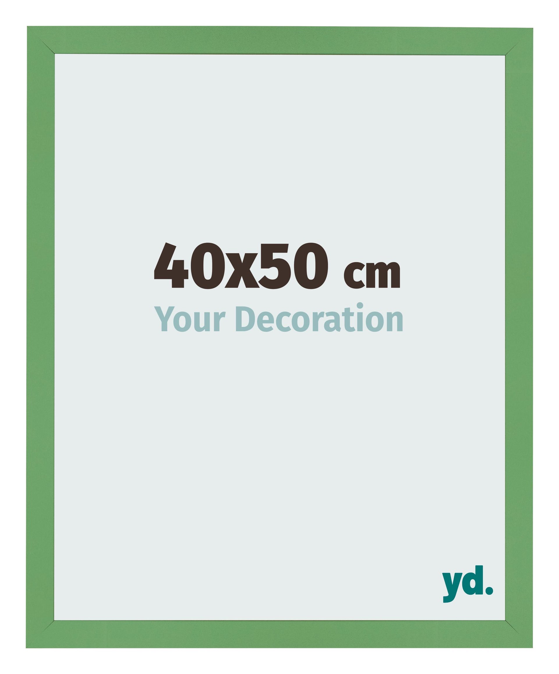 Photo Frame 40x50 cm Green MDF Bologna Front Size | Yourdecoration.com