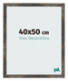 Photo Frame 40x50 cm Oxidized Metal MDF Bologna Front Size | Yourdecoration.com