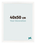 Photo Frame 40x50 cm White High Gloss MDF Bologna Front Size | Yourdecoration.com