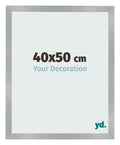 Photo Frame 40x50cm Aluminum Brushed MDF Bologna Front Size | Yourdecoration.com