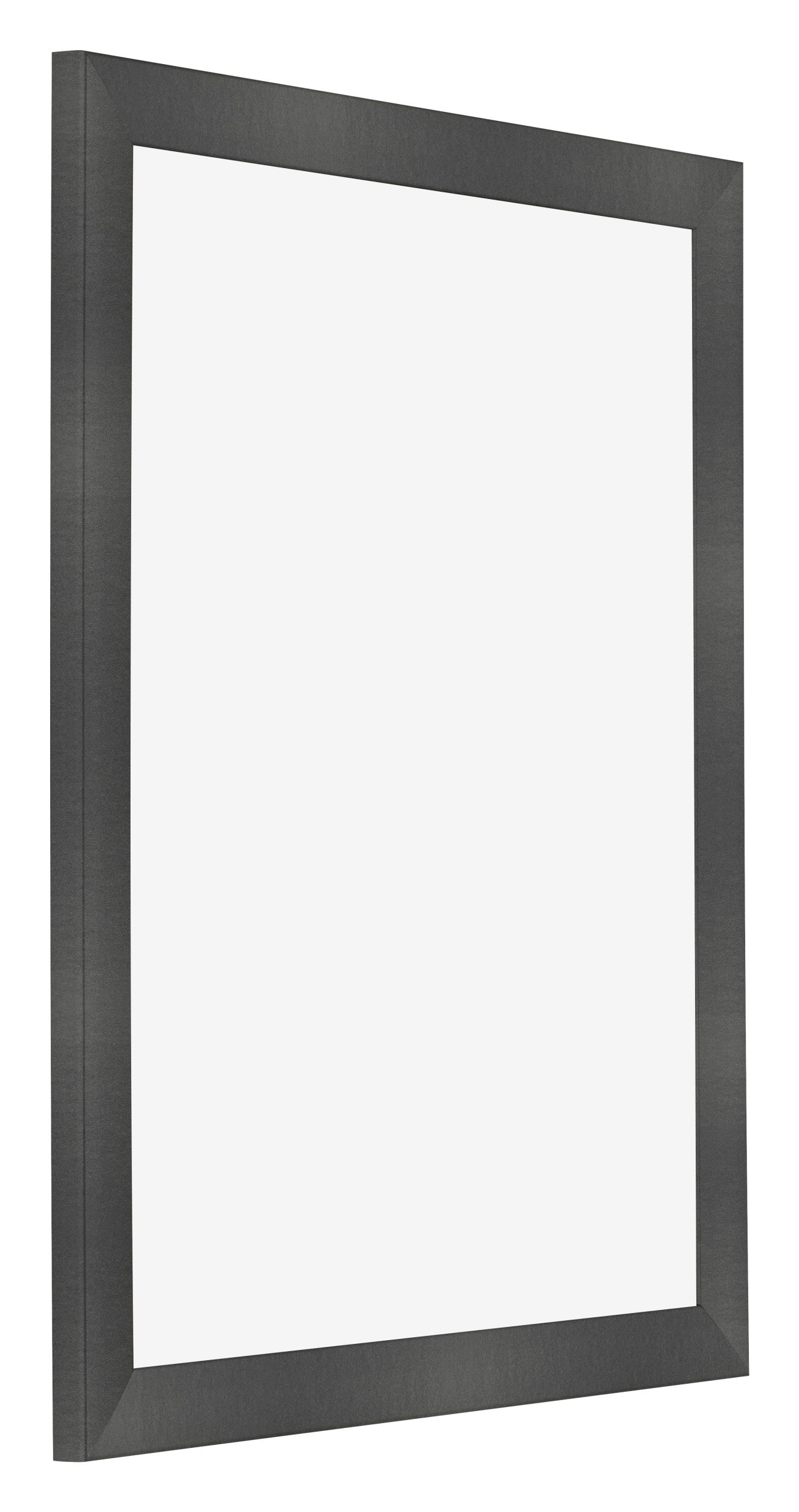 Photo Frame 40x50cm Black Silver Polished MDF Pisa Front Oblique | Yourdecoration.com
