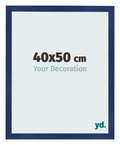 Photo Frame 40x50cm Dark Blue Swept MDF Bologna Front Size | Yourdecoration.com