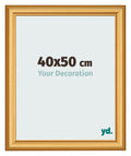 Photo Frame 40x50cm Gold Matte MDF Lazio Front Size | Yourdecoration.com