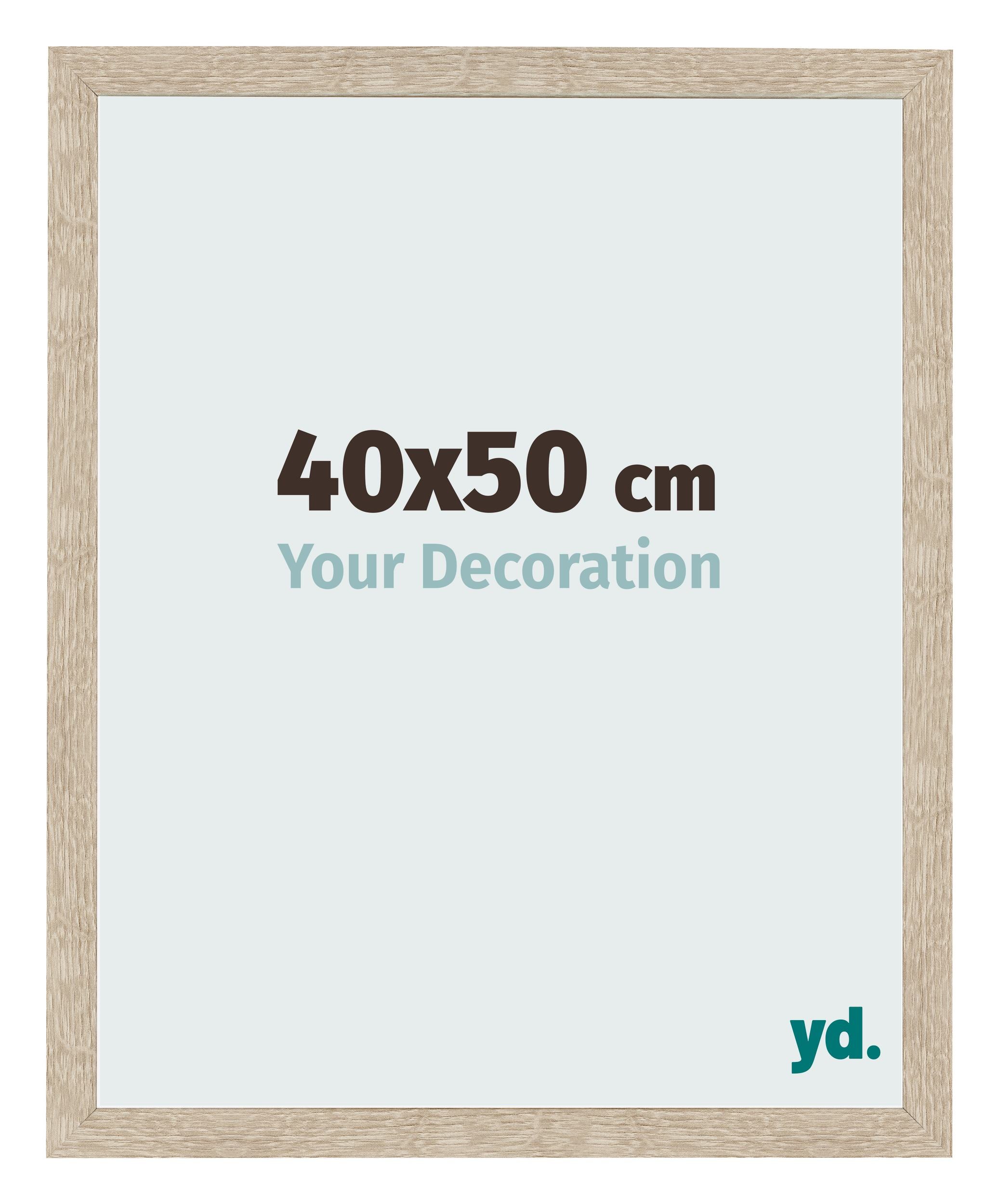 Photo Frame 40x50cm Sonoma Oak MDF Bologna Front Size | Yourdecoration.com