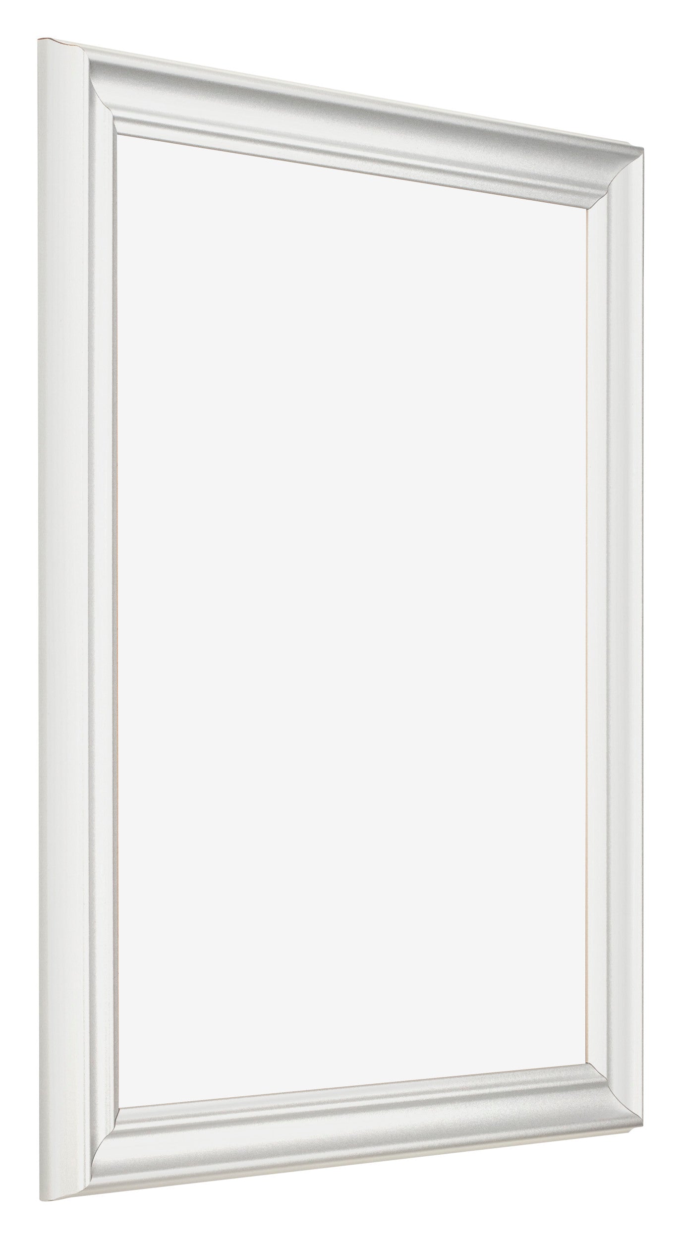 Photo Frame 40x50cm White Swept MDF Lazio Front Oblique | Yourdecoration.com