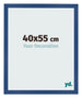 Photo Frame 40x55 cm Dark Blue MDF Bologna Front Size | Yourdecoration.com