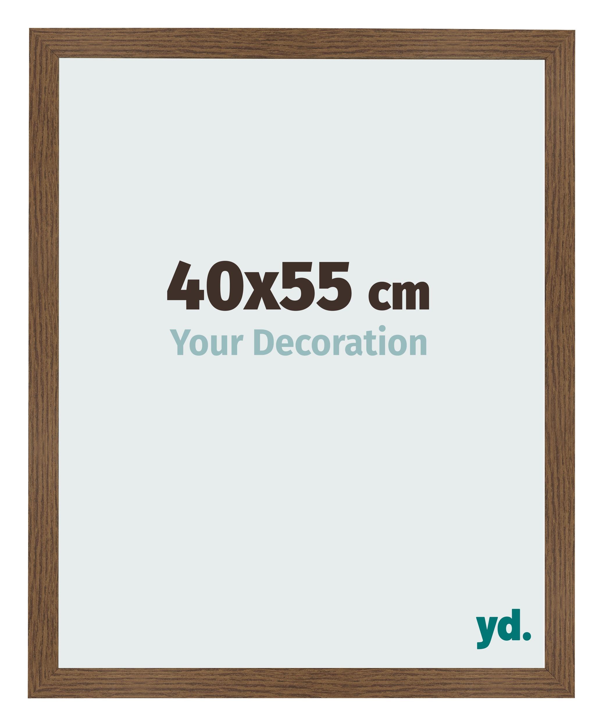 Photo Frame 40x55 cm Oak Rustic MDF Bologna Front Size | Yourdecoration.com