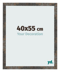 Photo Frame 40x55 cm Oxidized Metal MDF Bologna Front Size | Yourdecoration.com