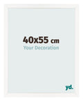 Photo Frame 40x55 cm White High Gloss MDF Bologna Front Size | Yourdecoration.com