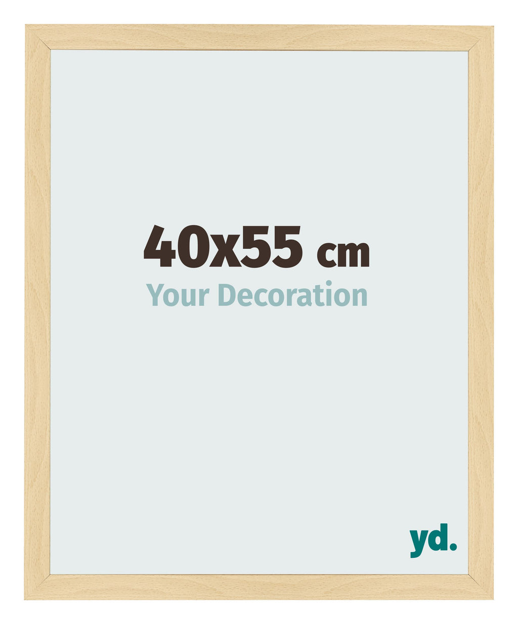 Photo Frame 40x55cm Beech Design MDF Bologna Front Size | Yourdecoration.com