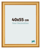 Photo Frame 40x55cm Gold Matte MDF Lazio Front Size | Yourdecoration.com
