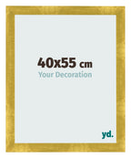 Photo Frame 40x55cm Gold Vintage MDF Pisa Front Size | Yourdecoration.com