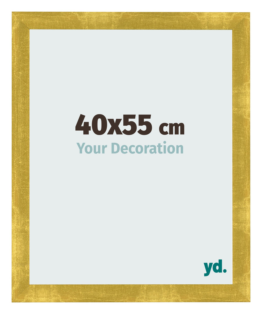 Photo Frame 40x55cm Gold Vintage MDF Pisa Front Size | Yourdecoration.com