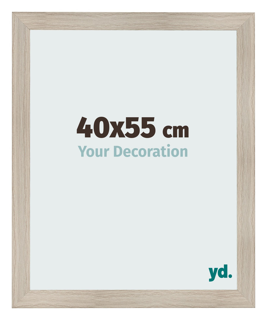 Photo Frame 40x55cm Oak Rustic MDF Pisa Front Size | Yourdecoration.com