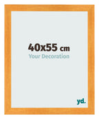 Photo Frame 40x55cm Orange MDF Pisa Front Size | Yourdecoration.com