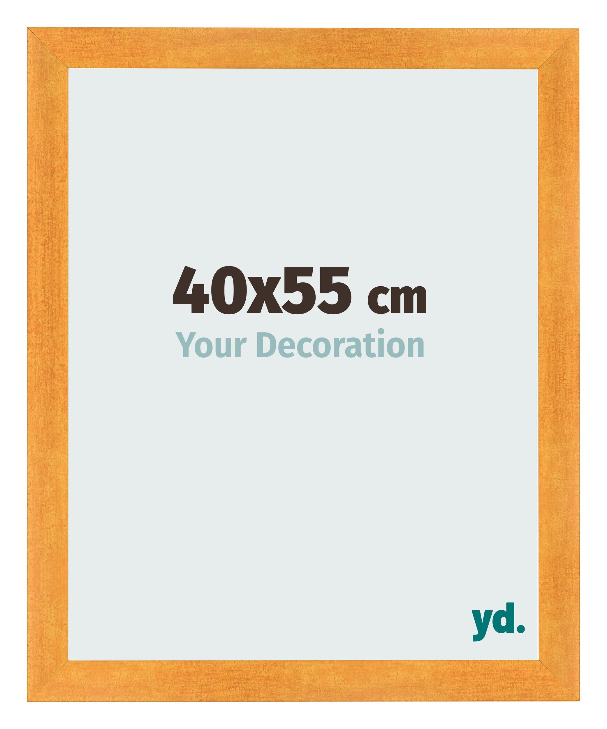 Photo Frame 40x55cm Orange MDF Pisa Front Size | Yourdecoration.com
