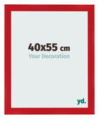 Photo Frame 40x55cm Red MDF Pisa Front Size | Yourdecoration.com