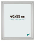 Photo Frame 40x55cm Silver Matte MDF Lazio Front Size | Yourdecoration.com