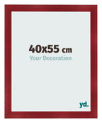 Photo Frame 40x55cm Wine Red Swept MDF Pisa Front Size | Yourdecoration.com