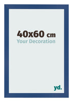 Photo Frame 40x60 cm Dark Blue MDF Bologna Front Size | Yourdecoration.com