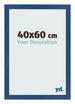 Photo Frame 40x60 cm Dark Blue MDF Bologna Front Size | Yourdecoration.com