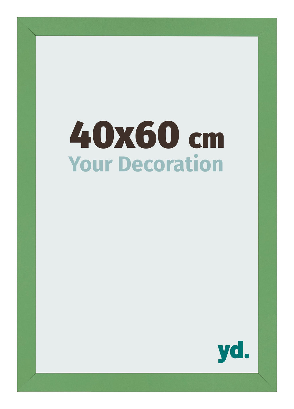 Photo Frame 40x60 cm Green MDF Bologna Front Size | Yourdecoration.com