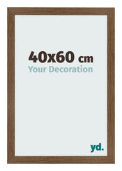 Photo Frame 40x60 cm Oak Rustic MDF Bologna Front Size | Yourdecoration.com