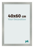 Photo Frame 40x60cm Aluminum Brushed MDF Bologna Front Size | Yourdecoration.com