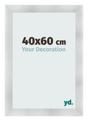 Photo Frame 40x60cm Aluminum Brushed MDF Pisa Front Size | Yourdecoration.com
