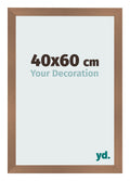 Photo Frame 40x60cm Copper Design MDF Bologna Front Size | Yourdecoration.com