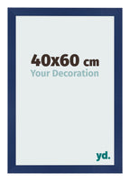 Photo Frame 40x60cm Dark Blue Swept MDF Bologna Front Size | Yourdecoration.com