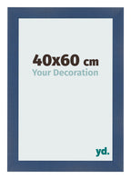 Photo Frame 40x60cm Dark Blue Swept MDF Pisa Front Size | Yourdecoration.com