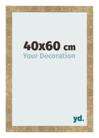 Photo Frame 40x60cm Gold Antique MDF Bologna Front Size | Yourdecoration.com