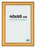 Photo Frame 40x60cm Gold Matte MDF Lazio Front Size | Yourdecoration.com