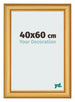 Photo Frame 40x60cm Gold Matte MDF Lazio Front Size | Yourdecoration.com