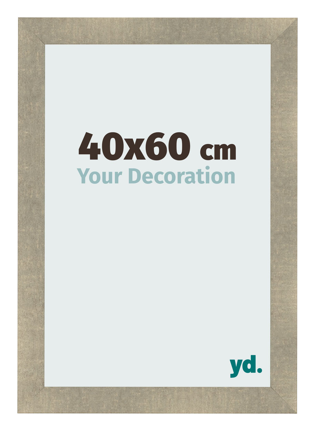 Photo Frame 40x60cm Gold Vintage MDF Pisa Front Size | Yourdecoration.com