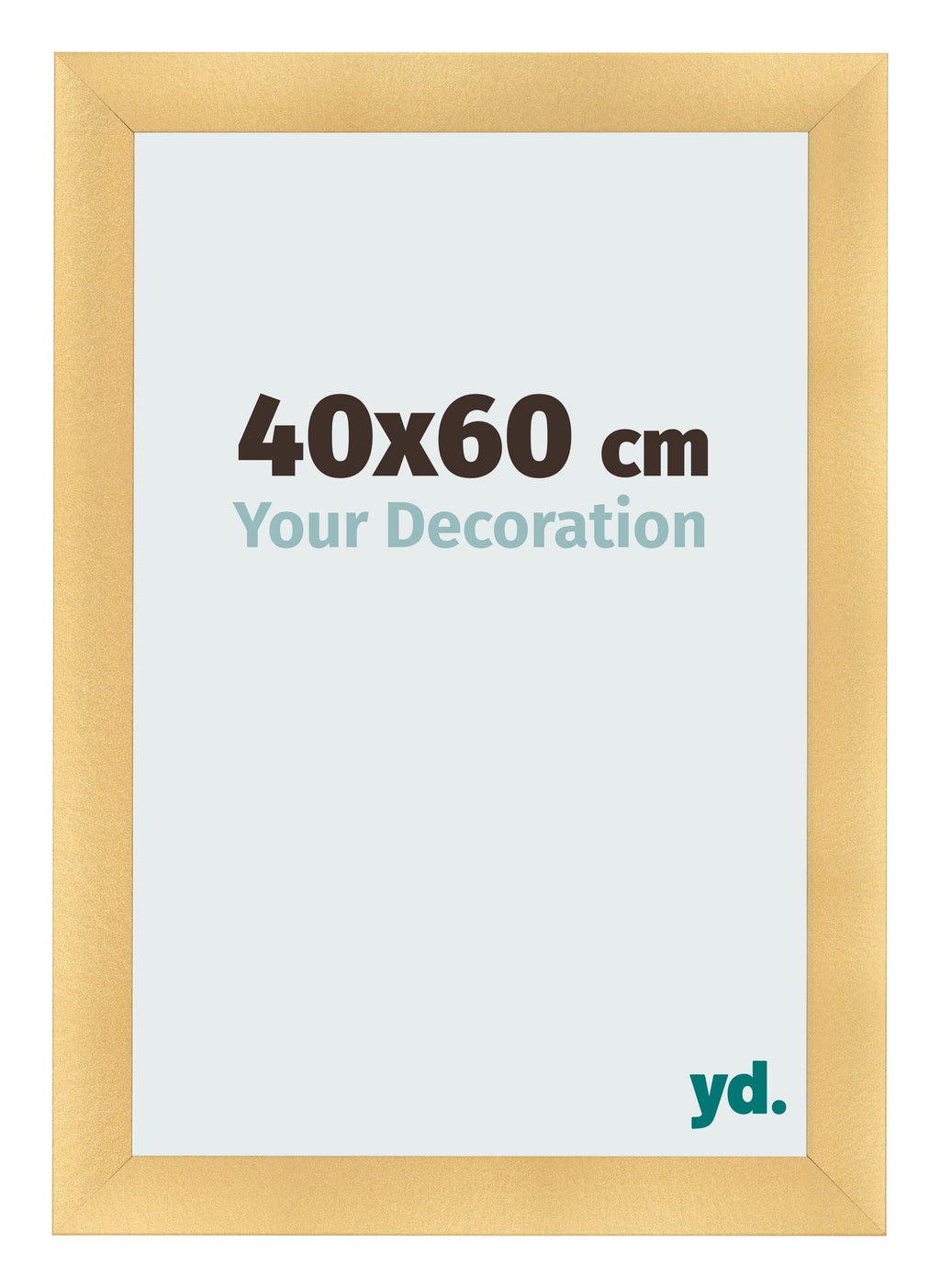 Photo Frame 40x60cm Gold Vintage MDF Pisa Front Size | Yourdecoration.com