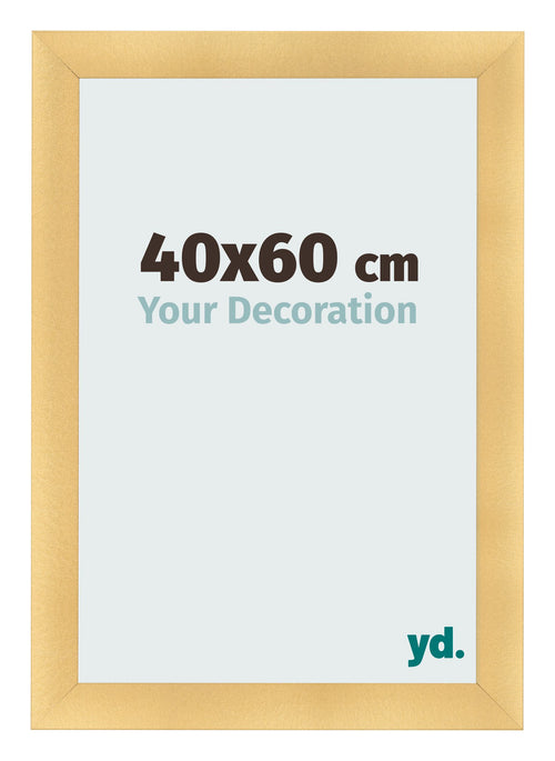 Photo Frame 40x60cm Gold Vintage MDF Pisa Front Size | Yourdecoration.com