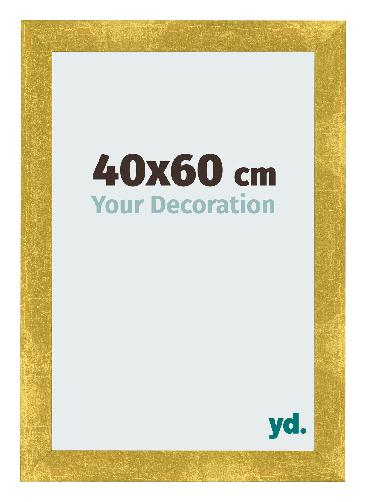 Photo Frame 40x60cm Gold Vintage MDF Pisa Front Size | Yourdecoration.com