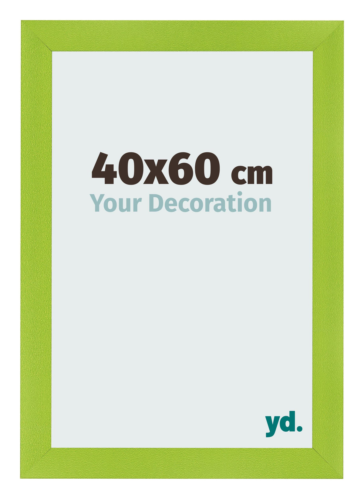 Photo Frame 40x60cm Green MDF Pisa Front Size | Yourdecoration.com