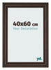 Photo Frame 40x60cm Oak Dark MDF Lazio Front Size | Yourdecoration.com