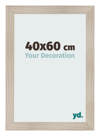 Photo Frame 40x60cm Oak Rustic MDF Pisa Front Size | Yourdecoration.com