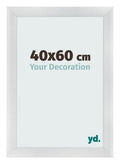 Photo Frame 40x60cm Silver Black Swept MDF Pisa Front Size | Yourdecoration.com